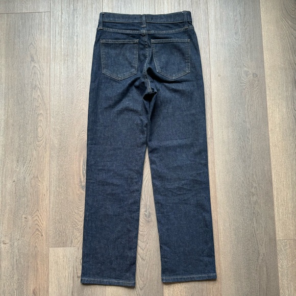 Uniqlo Straight High Rise Jeans Women Size 24 - Picture 2 of 5